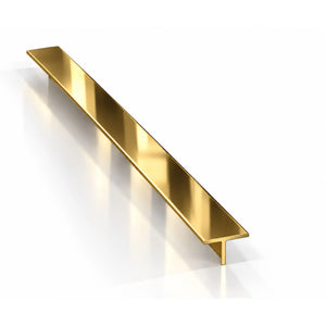 Profil T inox auriu lucios 15 mm - LUSSOLINE
