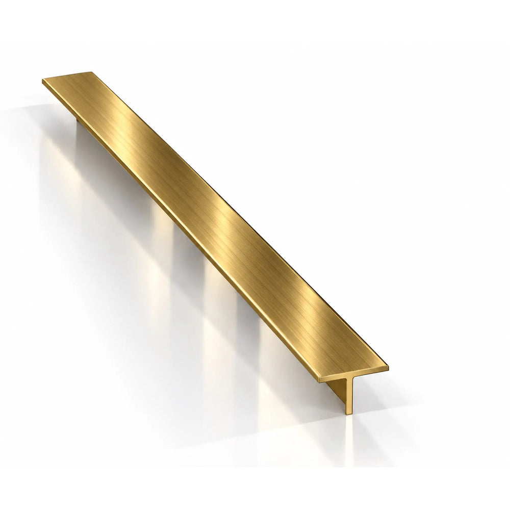Profil T inox auriu periat 15 mm - LUSSOLINE