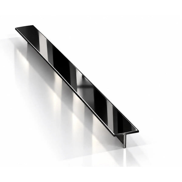 Profil T inox negru lucios 15 mm - LUSSOLINE