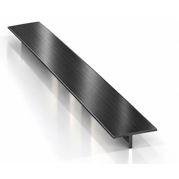 Profil T inox negru periat 30 mm - LUSSOLINE