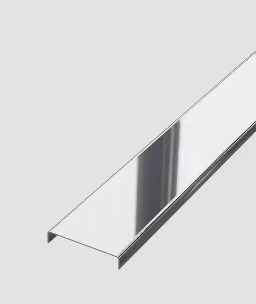 Profil U, inox, oglinda, 9x50x2440mm - lussoline