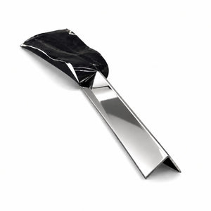 Profil colt inox argintiu lucios laturi drepte - LUSSOLINE