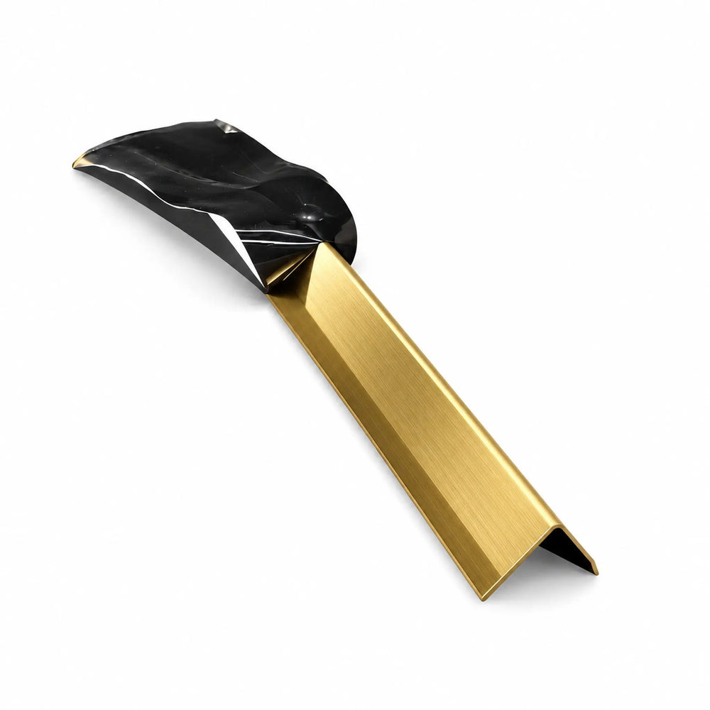 Profil colt inox auriu periat laturi tesite - LUSSOLINE