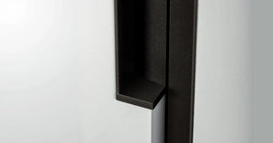 Profil mâner Viefe Hexxa, negru mat, 3000 mm - imagine 3