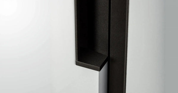 Profil mâner Viefe Hexxa, negru mat, 3000 mm - imagine 3