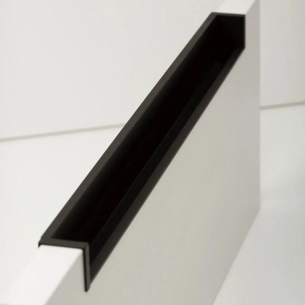 Profil mâner Viefe Hexxa, negru mat, 3000 mm - imagine 4