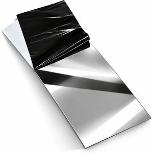 Profil platbandă inox argintiu lucios 100 x 0,6 x 2700 mm — LUSSOLINE