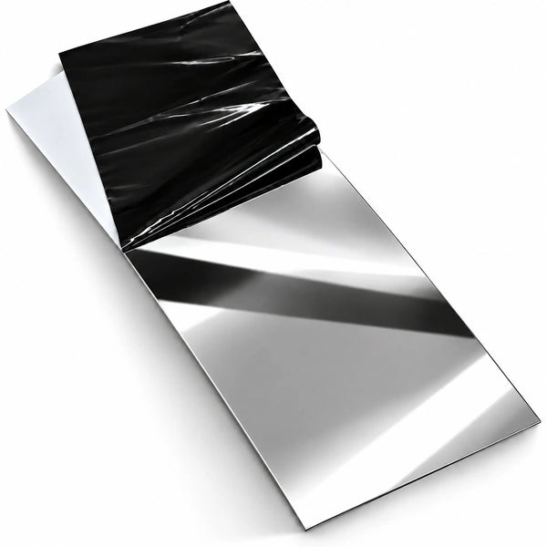 Profil platbandă inox argintiu lucios 100 x 0,6 x 2700 mm — LUSSOLINE