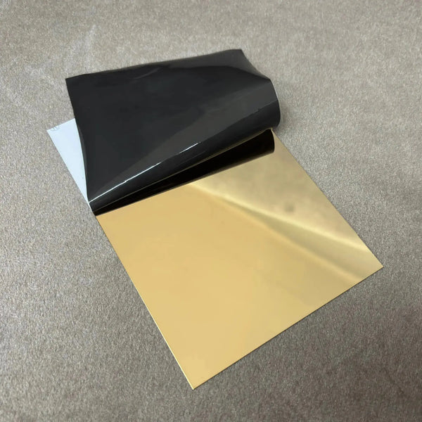 Profil platbanda inox auriu lucios 120 x 0.6 x 2700 mm lussoline