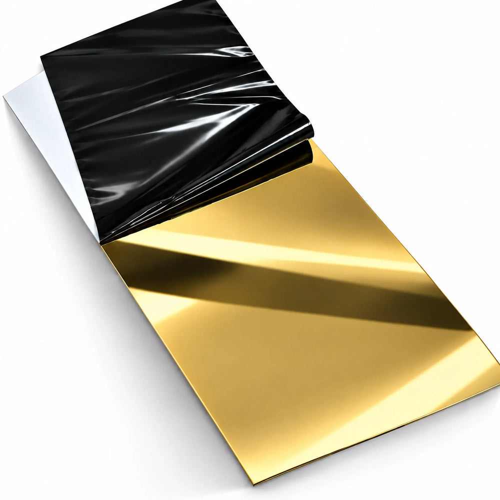 Profil platbandă inox auriu lucios 200 x 0,6 x 2700 mm — LUSSOLINE