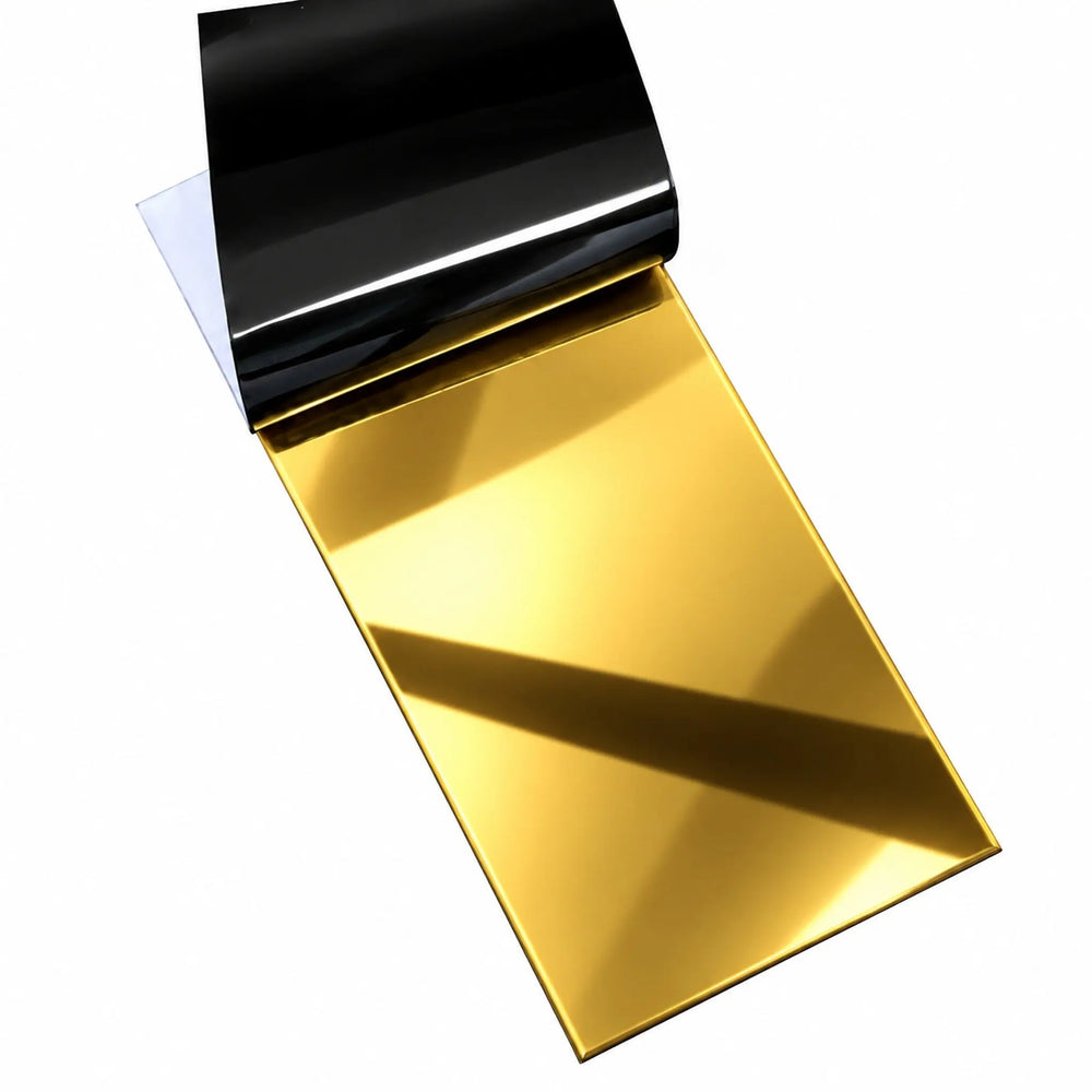 Profil platbandă inox auriu lucios 70 x 0,6 x 2700 mm — LUSSOLINE