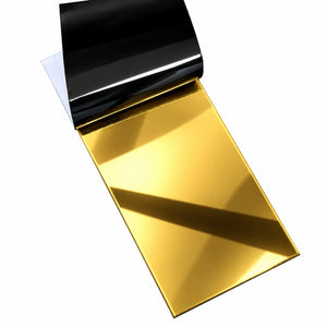 Profil platbandă inox auriu lucios 70 x 0,6 x 2700 mm — LUSSOLINE