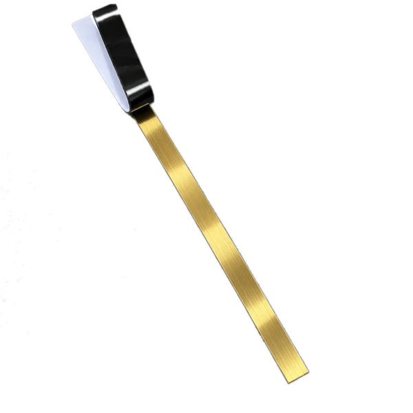 Profil platbandă inox auriu periat 10 x 0,6 x 2700 mm — LUSSOLINE
