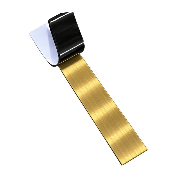 Profil platbandă inox auriu periat 40 x 0,6 x 2700 mm — LUSSOLINE