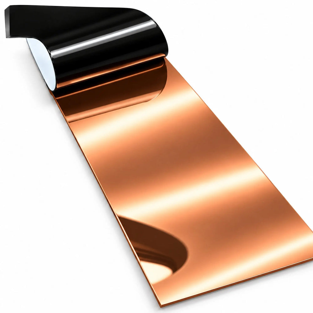 Profil platbandă inox cupru lucios 100 x 0,6 x 2700 mm — LUSSOLINE