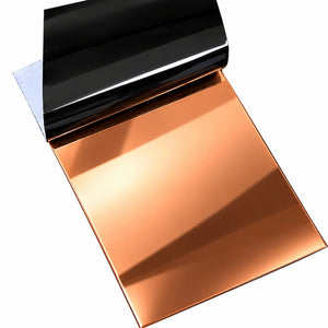 Profil platbandă inox cupru lucios 150 x 0,6 x 2700 mm — LUSSOLINE