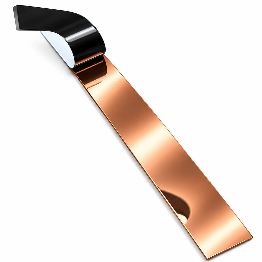 Profil platbandă inox cupru lucios 50 x 0,6 x 2700 mm — LUSSOLINE