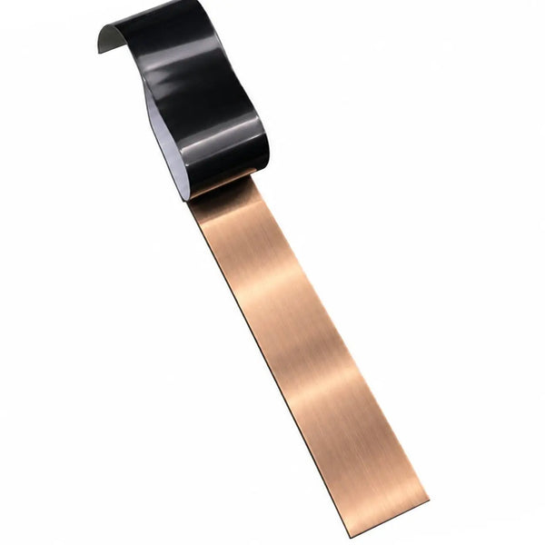Profil platbandă inox cupru periat 20 x 0,6 x 2700 mm — LUSSOLINE