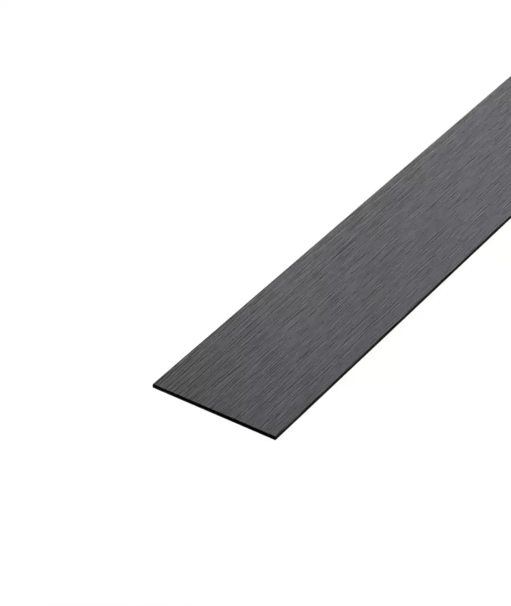 Profil platbanda inox negru brush 30x0.6x2700 mm - lussoline