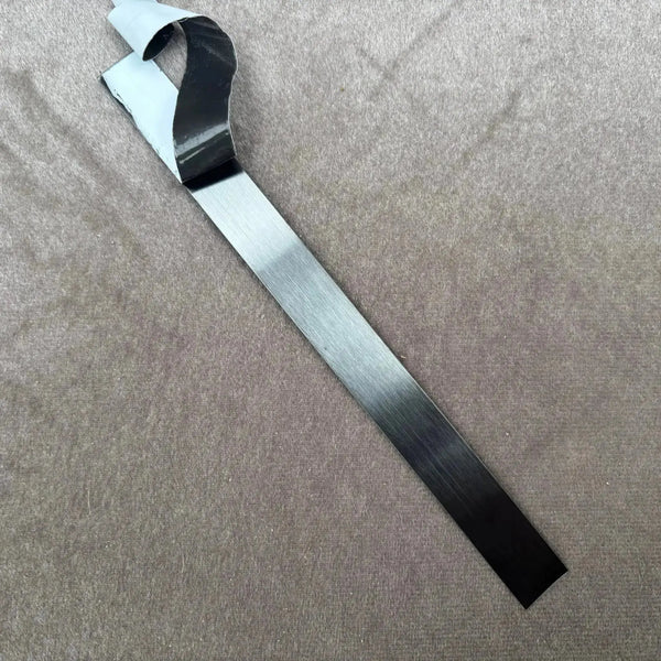 Profil platbanda inox negru brush 10 x 0.6 x 2440mm lussoline