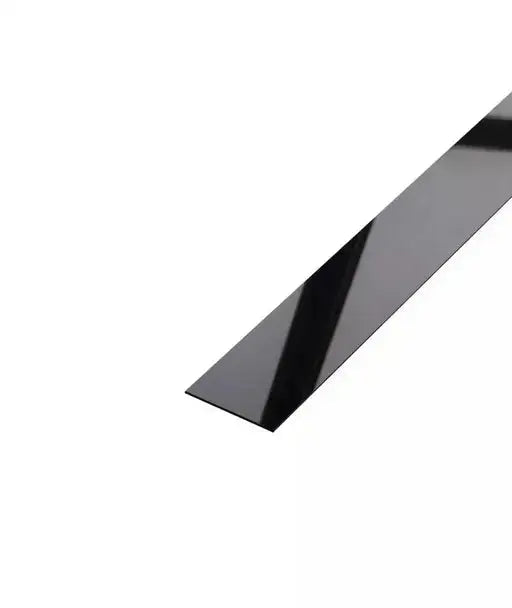 Profil platbanda inox negru lucios 10 x 0.6 x 2700mm Lussoline