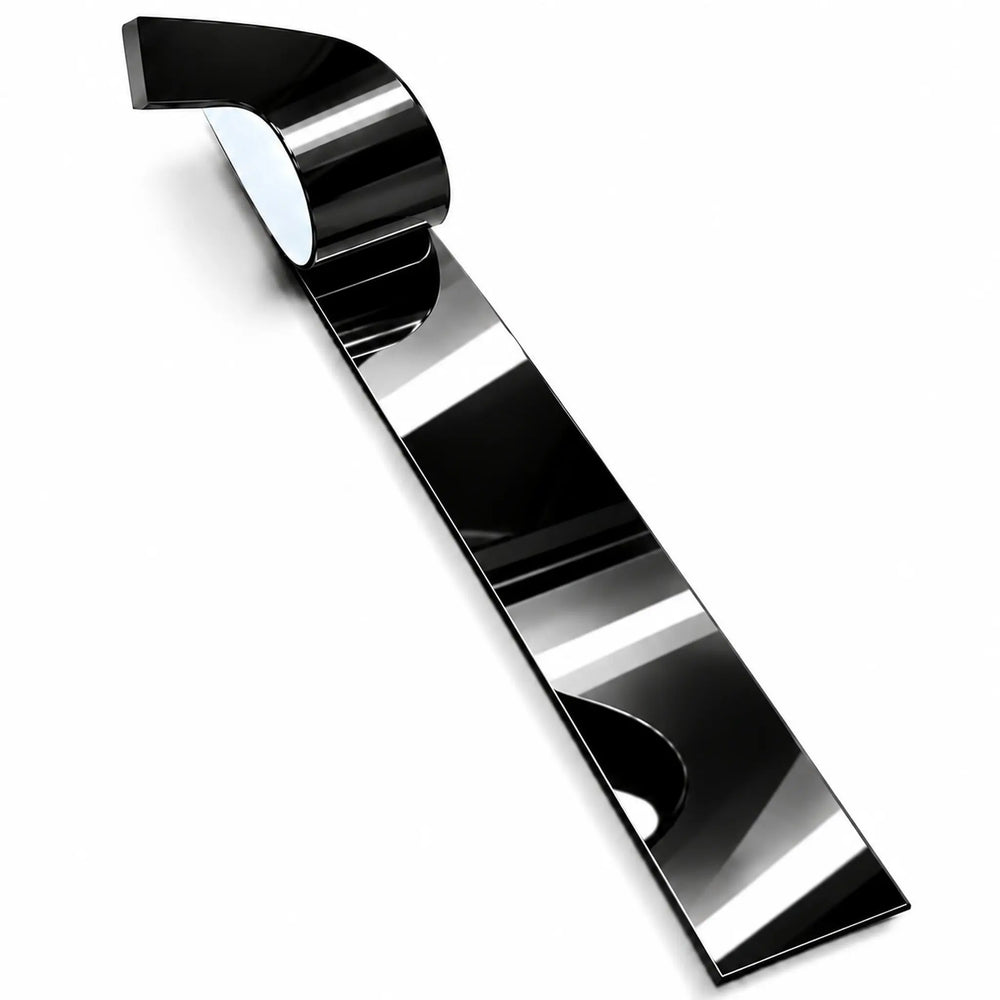 Profil platbandă inox negru lucios 50 x 0,6 x 2700 mm — LUSSOLINE