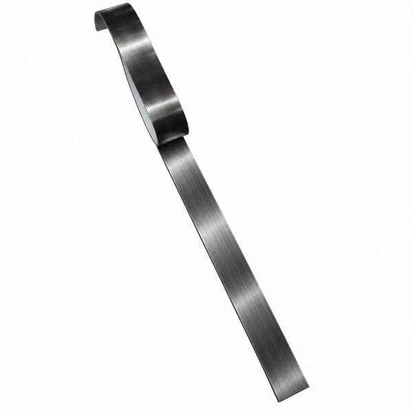 Profil platbandă inox negru periat 10 x 0,6 mm — LUSSOLINE
