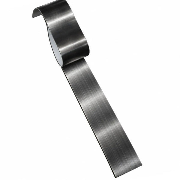Profil platbandă inox negru periat 20 x 0,6 mm — LUSSOLINE