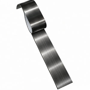 Profil platbandă inox negru periat 30 x 0,6 mm — LUSSOLINE