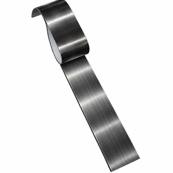 Profil platbandă inox negru periat 30 x 0,6 mm — LUSSOLINE