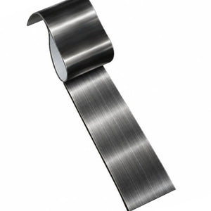 Profil platbandă inox negru periat 50 x 0,6 mm — LUSSOLINE