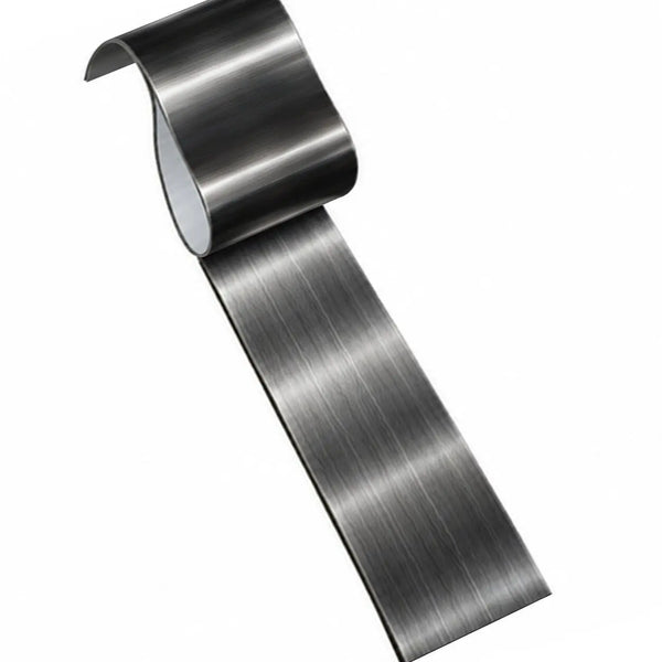 Profil platbandă inox negru periat 50 x 0,6 mm — LUSSOLINE
