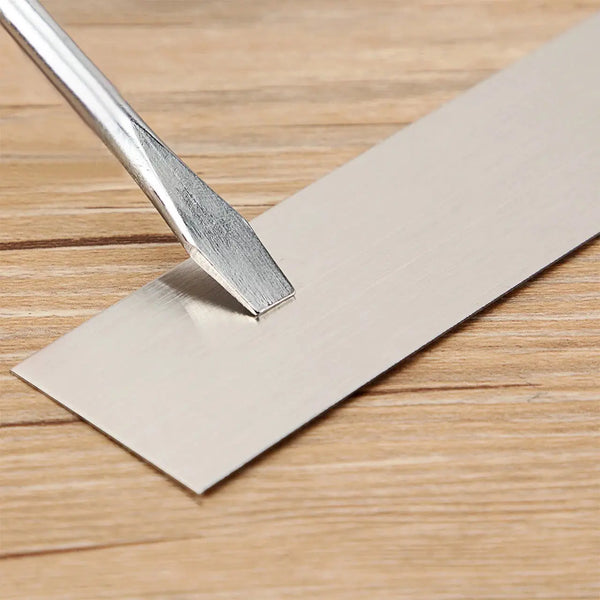 Profil platbanda, inox, brush, 10x0.6x2700mm lussoline