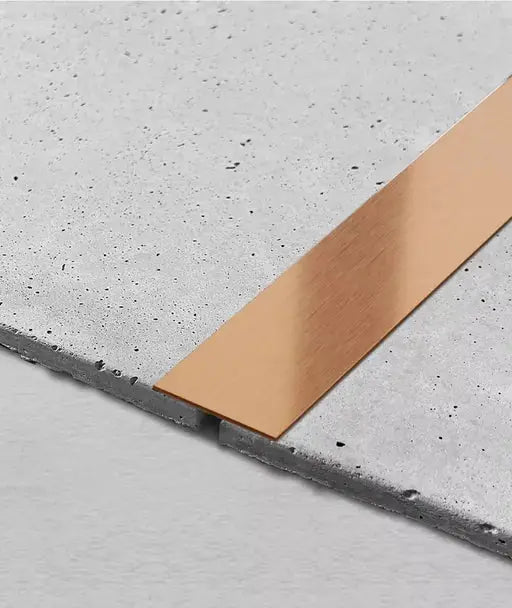 Profil platbanda, inox, cupru, brush, 15x0.6x2700mm - lussoline