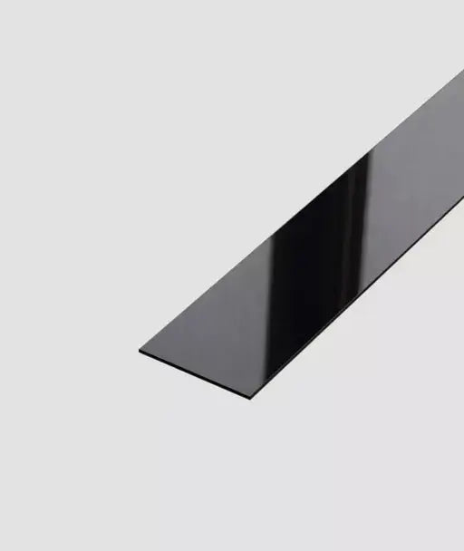 Profil platbanda, inox, negru, oglInda, 50x0.6x2700mm - lussoline