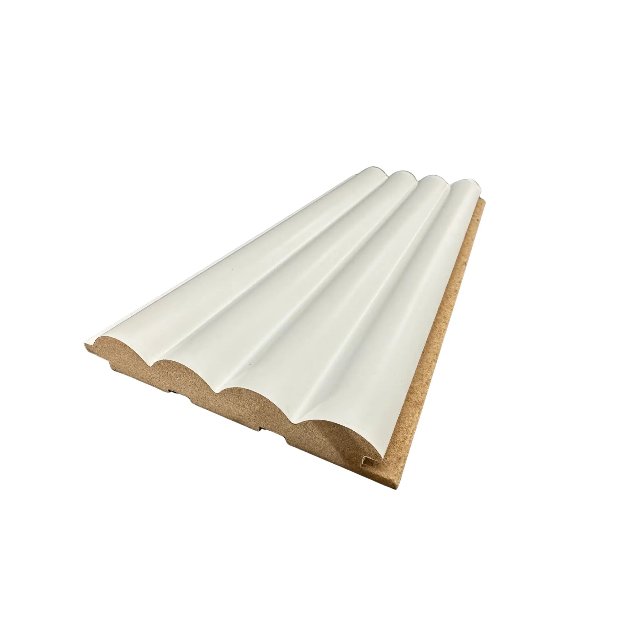 Riflaj din MDF - ARTEMIS L.WHITE 18 x 120 x 2800 mm lussoline