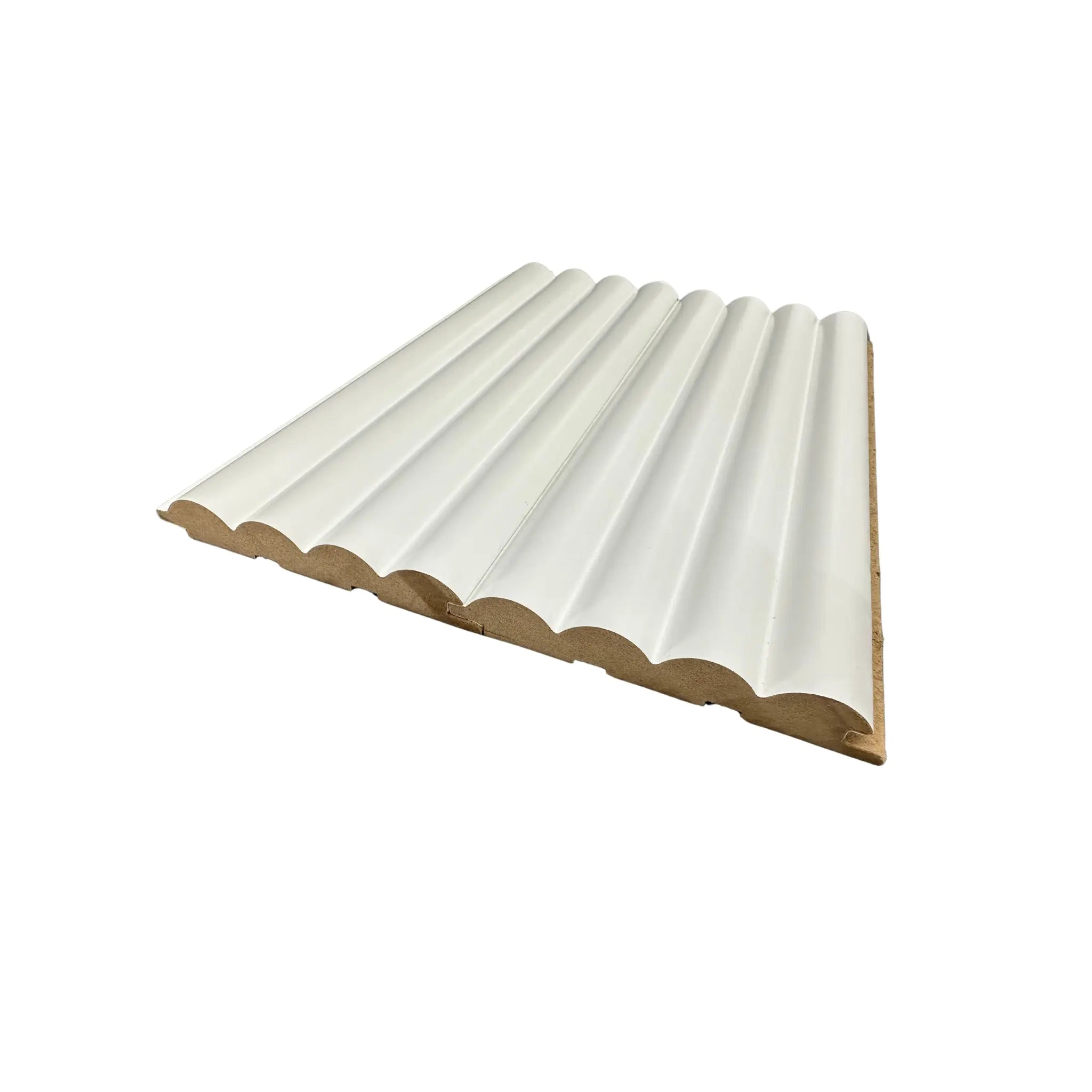 Riflaj din MDF - ARTEMIS L.WHITE 18 x 120 x 2800 mm lussoline