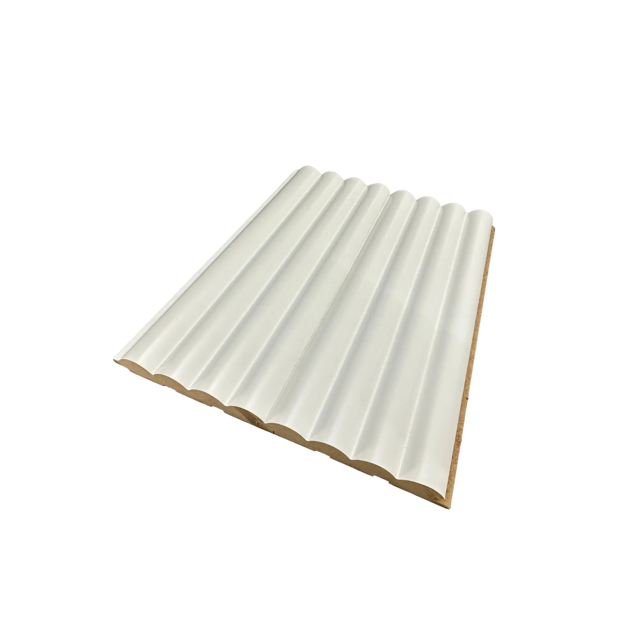 Riflaj din MDF - ARTEMIS L.WHITE 18 x 120 x 2800 mm lussoline