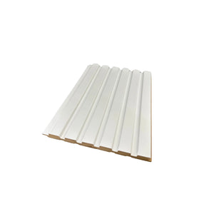 Riflaj din MDF - MUEGE L.WHITE 18 x 120 x 2800 mm lussoline