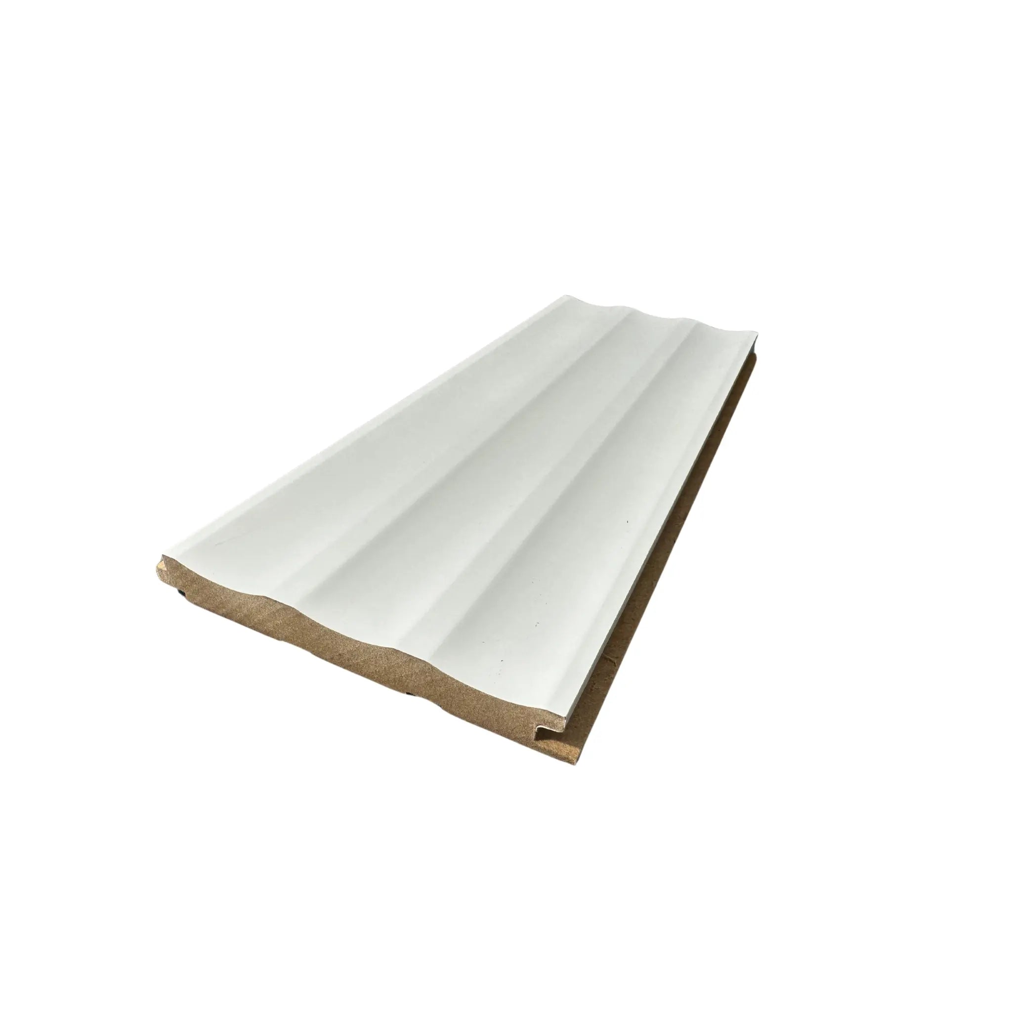 Riflaj din MDF - RHODES L.WHITE 14 x 120 x 2800 mm lussoline