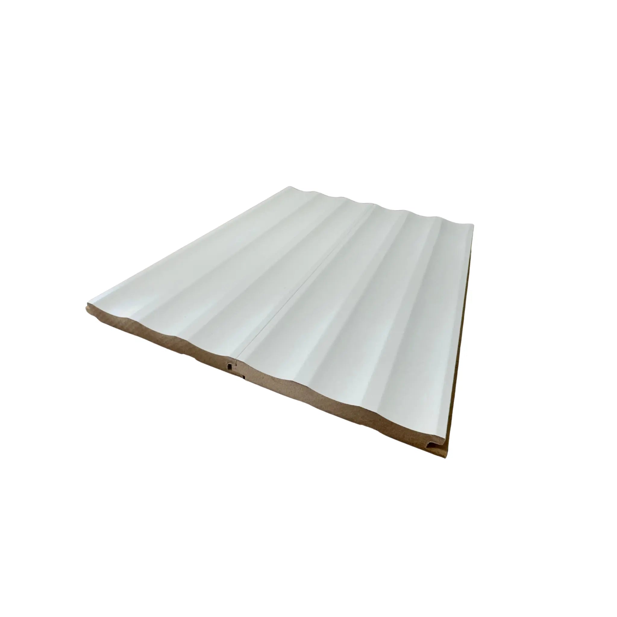 Riflaj din MDF - RHODES L.WHITE 14 x 120 x 2800 mm lussoline