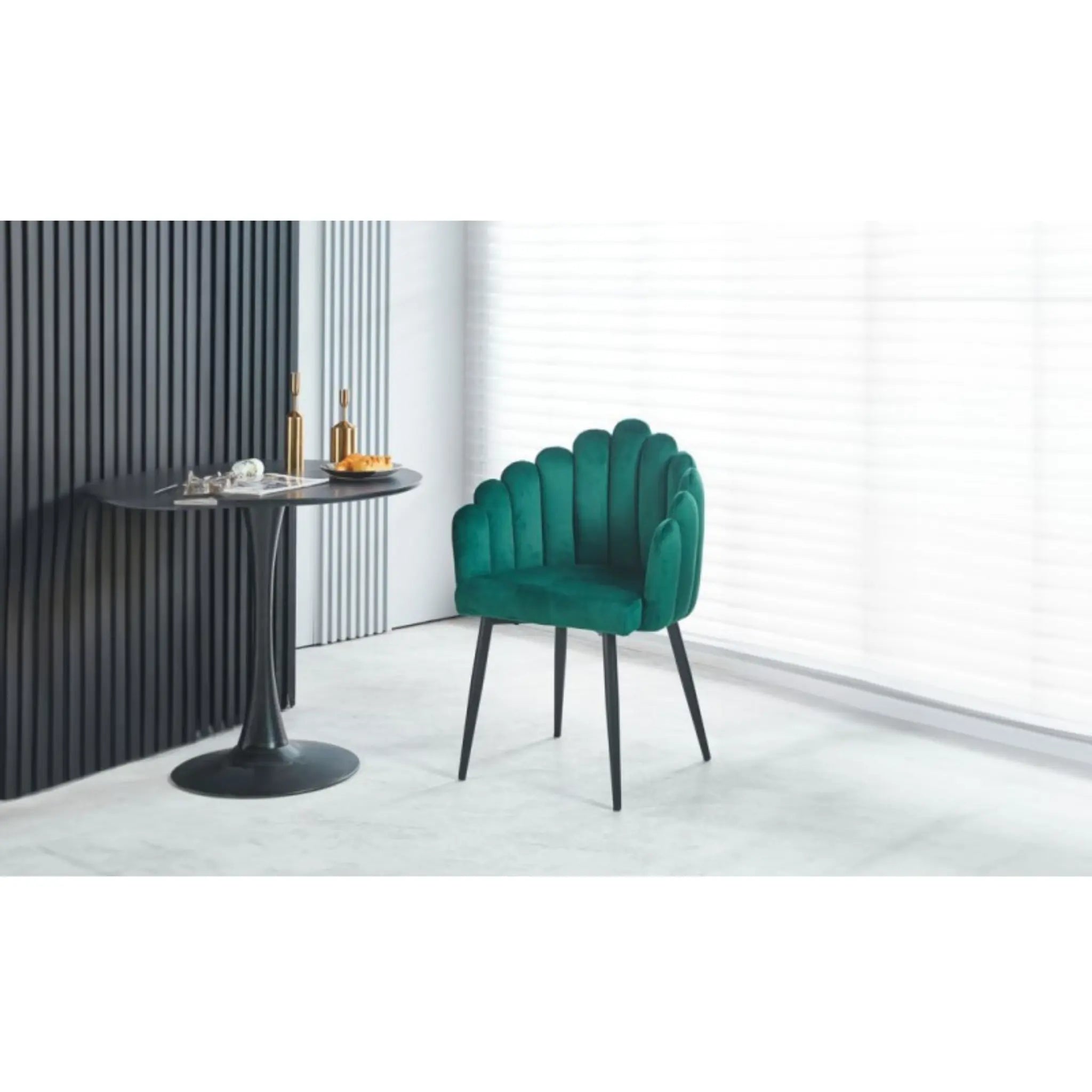 Scaun living tapitat amelia - Verde Lussoline