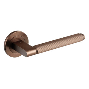 Set mâner ușă interior Viefe Brooklyn, bronz periat, 149 mm