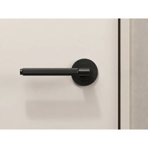 Set mâner ușă interior Viefe Brooklyn, negru periat, 149 mm - imagine 2