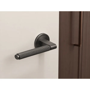 Set mâner ușă interior Viefe Brooklyn, negru titan, 149 mm - imagine 3