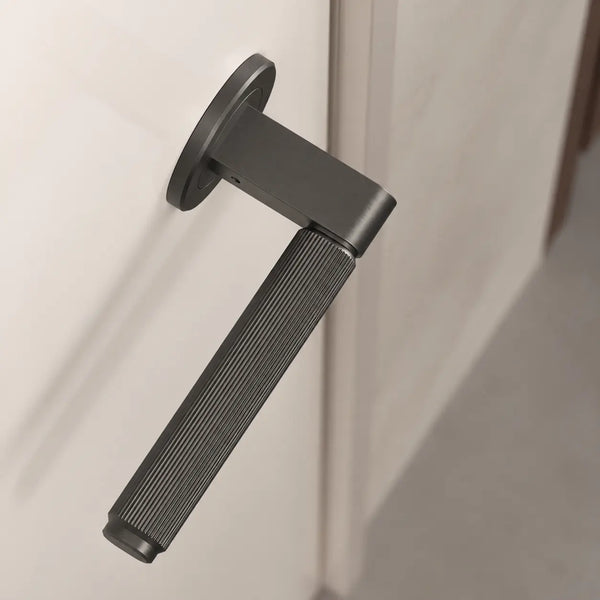 Set mâner ușă interior Viefe Brooklyn, negru titan, 149 mm - imagine 4