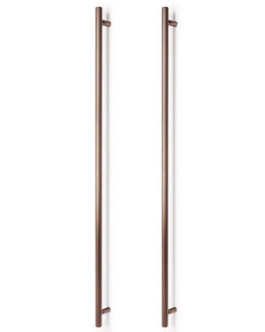 Set mânere spațiale duble Viefe Boto Big, bronz periat, 1122 mm (interax 1024 mm)