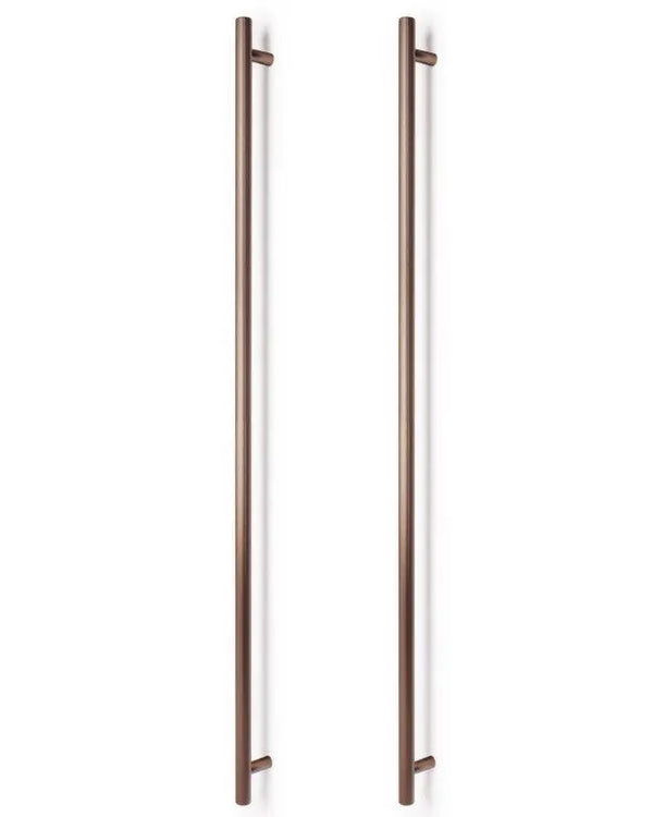 Set mânere spațiale duble Viefe Boto Big, bronz periat, 1122 mm (interax 1024 mm)