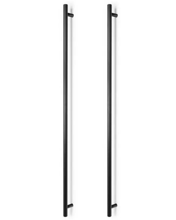 Set mânere spațiale duble Viefe Boto Big, negru periat, 1122 mm (interax 1024 mm)