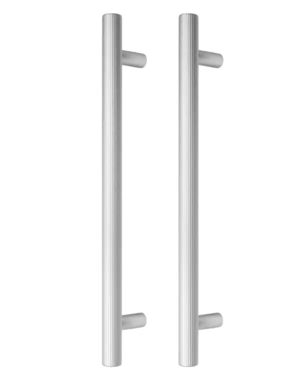 Set mânere spațiale duble Viefe Boto Big, oțel inoxidabil, 418 mm (interax 320 mm)